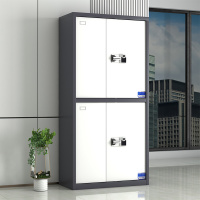 鑫星奈 XXN40615038 钢制保密柜保险柜保密档案资料柜 灰白套通双节智能指纹密码锁