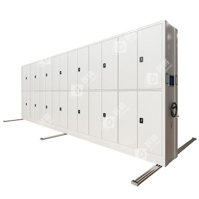 居将 智能密集架移动式档案柜钢制轨道智能密集柜 一列7组