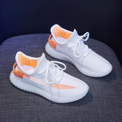 奥休斯(allshoes)2021夏季透气女士休闲鞋女运动舒适软底跑步椰子鞋低帮鞋