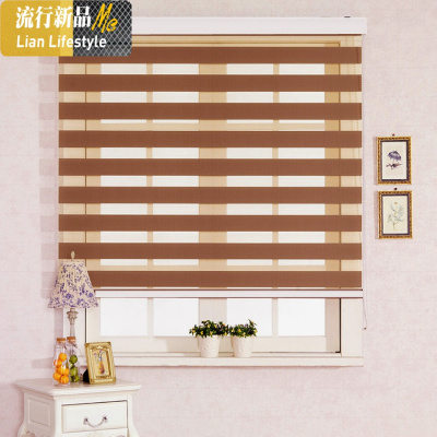 卷帘窗帘卷拉式遮阳光卫生间百叶柔纱屏风成品厨房升降拉帘免打孔 三维工匠