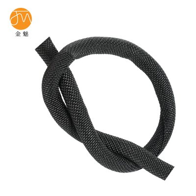 金魅 自卷式阻燃编织套管 开口式16mm 米