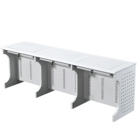 指臣电脑翻转桌三人桌台