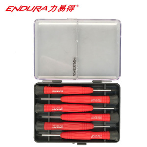 力易得(ENDURA)6PCS E1114 迷你6件套螺丝批 磁性螺丝刀起子改锥 1把(2把起订货期3-5天)