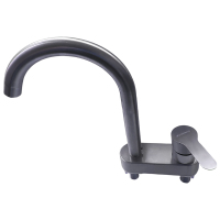 LONMATE 304不锈钢板凳大弯水龙头LM-1806 一个