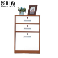 智叶舟铁皮柜三抽44*39*65cm台