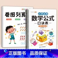 看图列算式+数学公式 小学通用 [正版]一年级看图列算式计算专项练习题人教版小学1上册数学思维训练人民币认识钟表和时间解