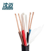 沈迈 铜芯软电缆 ZR-YJVR-0.6/1KV-4*6mm² /米