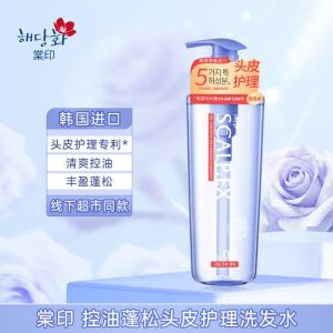 棠印洗发水护发素500ml[韩国进口]蓬松控油洗发露持久留香温和洗护 控油蓬松头皮护理洗发水500mL