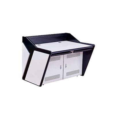 汉诺鑫威监控台指挥中心控制台钢制操控台调度台安防指挥台操作台加宽二联常规