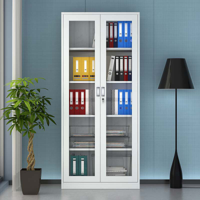 全简家具文件柜办公柜钢制铁皮柜资料柜档案柜储物柜通玻文件柜