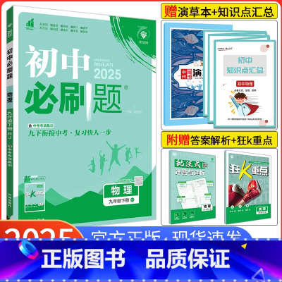 [北师版]物理 九年级上 [正版]2025新版初中九年级下册物理人教版RJ 初三九下9中考初三下册物理练习册教辅自学资料