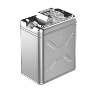 鸿启纳 不锈钢汽油桶(铝合金盖) HQN-YT05[201]升级加厚 方形 60升 (单位:个)