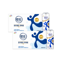 [5月生产]伊利舒化 全脂无乳糖牛奶220ml*24盒*2箱 低GI认证 适合乳糖不耐受