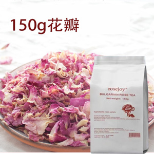 碧岩韵茶rosejoy玫瑰花茶保加利亚原产地进口有机无农药无硫女生泡茶干花 花瓣150克（约600朵）有机
