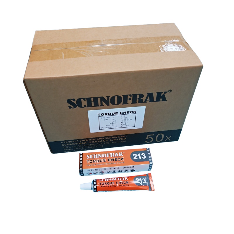 SCHNOFRAK 施诺法克螺丝锁固扭矩防松标记膏 213白色30ml*50支 箱