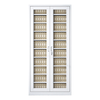 帅畅收纳柜财务档案柜资料柜加厚文件柜办公室带锁铁皮柜通玻柜十层