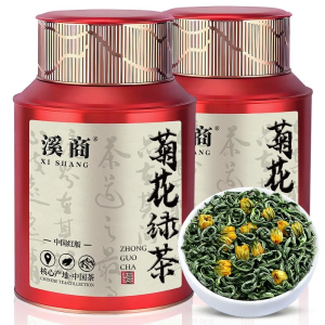 菊花绿茶2026新茶明前采摘春茶碧螺春毛尖日照高山绿茶香茶叶罐装