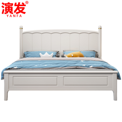 演发 木床+床垫 1.2米 套