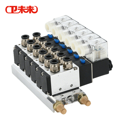 卫未来 气动控制阀 六位阀组DC24V 个