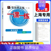 [高二上]物理 必修3 高中通用 [正版]2024华东师大版高中一课一练高一高二高三上下册必修第一二三册选修123数学英