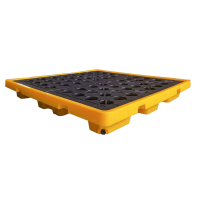 翌嘉YJ4120558 防渗漏托盘危废化学品防泄漏塑料托盘 1280*1280*170