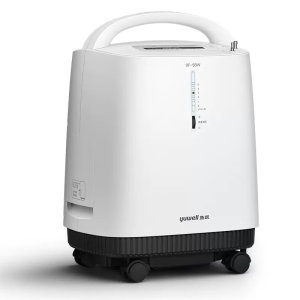 鱼跃制氧机医用吸氧机家用老人氧气机5L升大流量9F-5BW配吸氧管/