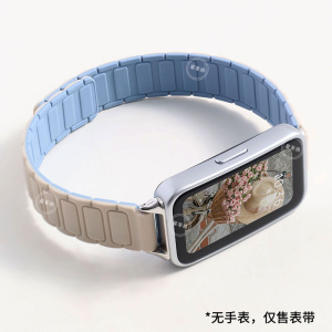 适用华为手环10表带9手表8荣耀7磁吸反扣硅胶运动watch九十代腕表代智能女生秋冬新款NFC替换带透气男士配件3264