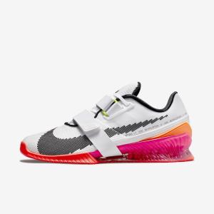 耐克(NIKE)女综合训练鞋强支撑防滑稳定舒适健身健美鞋 White/Bright_Crimson/Pink_Blas 48