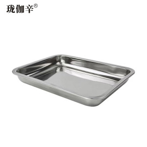 珑伽辛 特厚不锈钢无磁方盘 40*30*4.8cm/个