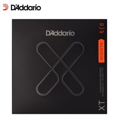 达达里奥(D'Addario)XTAPB1047 磷铜民谣吉他琴弦防锈镀膜 手感极软10-47美产原装进口[升级版]