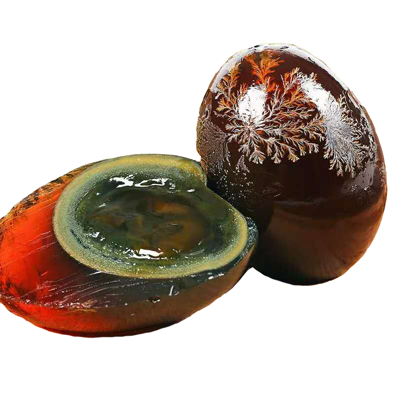 神丹皮蛋松花蛋 变蛋 溏心 湖北特产20枚散装松花皮蛋鸭皮蛋 58g/枚