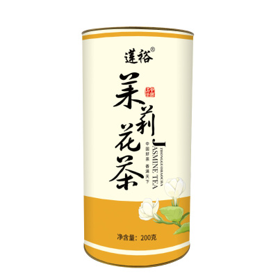 莲裕茉莉花茶200克桶