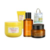 萨尼奇节庆礼品套装 玻色因滋养霜50g+玻色因保湿水100ml+花蜜保湿霜360g+姜黄洁面乳100g