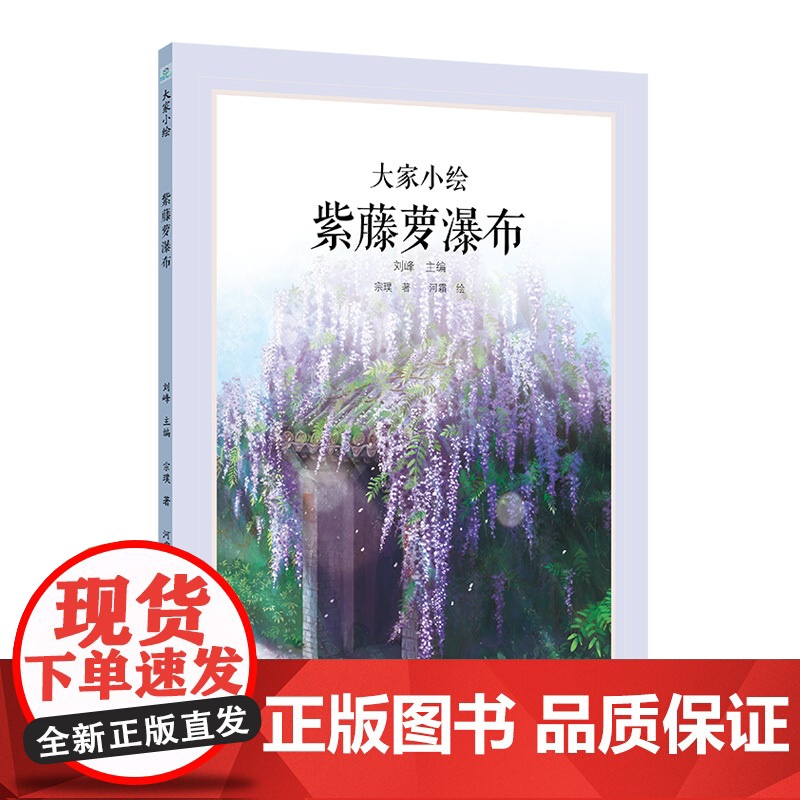 大家小绘系列:紫藤萝瀑布