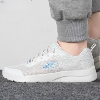 Skechers斯凯奇女鞋新款网面透气跑步鞋轻便缓震运动休闲鞋149542-MVE ZP