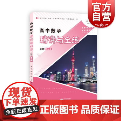 高中数学精讲与全练:必修第三册 新编高中教材配套练习上海教育出版社