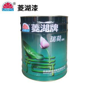 菱湖漆 醇酸调合涂料 冰灰 15Kg 桶