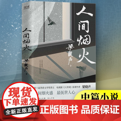 正版 人间烟火 茅盾文学奖得主电视剧人世间原著作者梁晓声新作 致敬每一个为生活认真经营的平凡人 现当代文学散文随笔正版