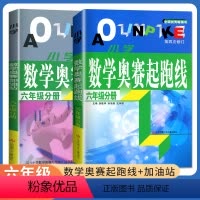 [正版]小学数学奥赛起跑线+奥赛加油站六年级分册全一册全国通用版 6年级上册下册 小学生数学思维训练天天练奥数综合逻辑