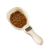 猫粮狗粮勺子电子称重器计量勺猫咪狗狗带刻度喂食勺宠物粮勺用品