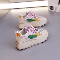 ins韩版镂空老爹鞋女2026夏季新款透气轻便学生休闲运动鞋