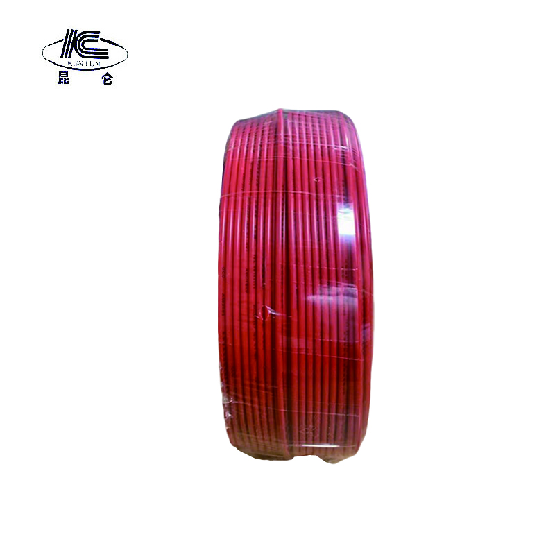 昆仑 电线450/750v ZR-BV4平方 红 /卷
