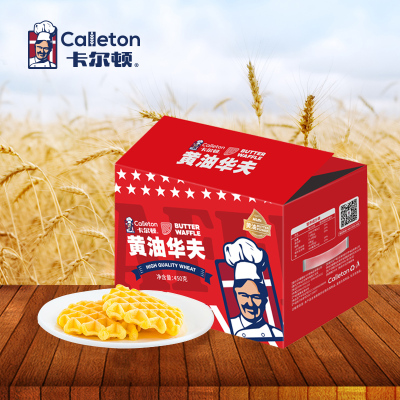 卡尔顿黄油华夫饼450g零食好吃糕点心