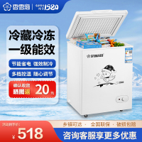 [苏宁优品]香雪海 128升 冰柜家用冷柜 冷藏柜 冷冻柜 冷藏冷冻可转换 冰柜小型家用 BD/BC-128S179BE