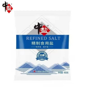 中盐 精制食用盐400g/袋