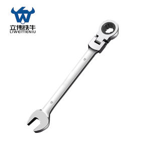 立伟铁牛活头两用棘轮扳手10mm/把