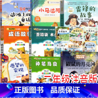 二年级下册全套(配套人教版) [正版]沙滩上的童话二年级下册注音版 配套人教版 金波四季美文夏天卷长江少年儿童出版社小学