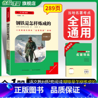 [全国版]8年级《钢铁是怎样炼成的》下册 [正版]名校课堂经典常谈和钢铁是怎样练成的必读原著八年级下册阅读人民教育出版社