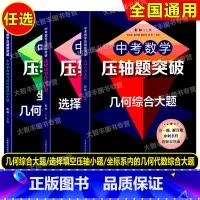 选择填空+坐标系内+几何综合大题(全3册) 初中通用 [正版]全3册新版中考数学压轴题突破 选择填空压轴小题+坐标系内的