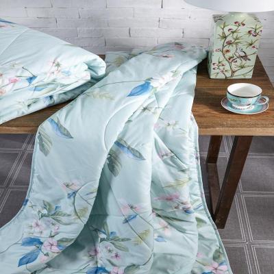 美帮汇家纺空调被夏被薄被子单双人夏天被芯蔓绿D